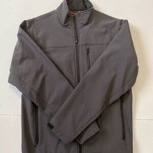 Hawke & Co Sport Performance Men's Dark Gray Full Zip Jacket Size Small HES2135